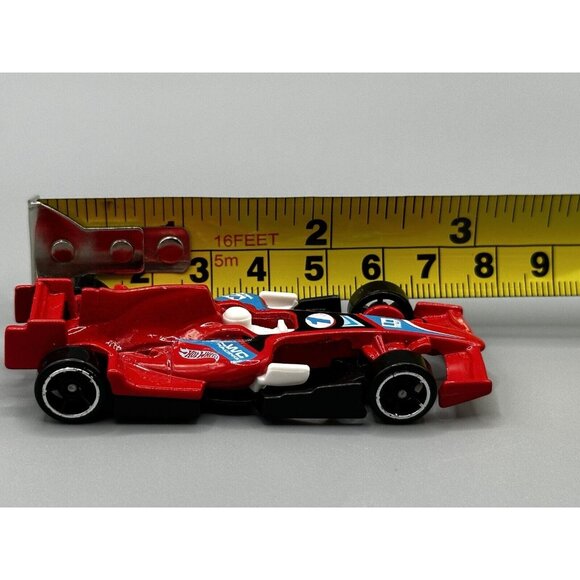 2013 HOT WHEELS F1 Racer #1 Track Aces Red Made in Malaysia 1186 MJ I NL Mattel - Picture 2 of 8